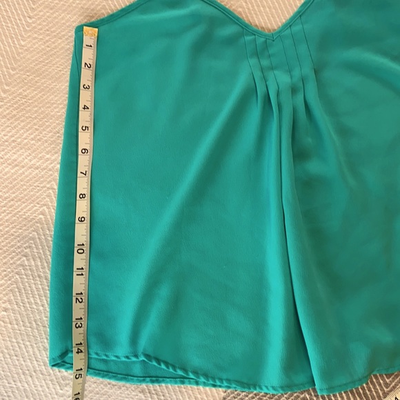 Turquoise flowy cami - Picture 8 of 9